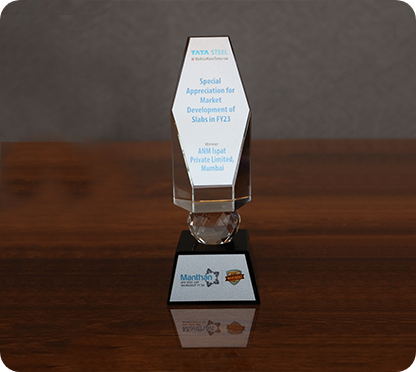 Special appreciation for market development of slabs in FY23